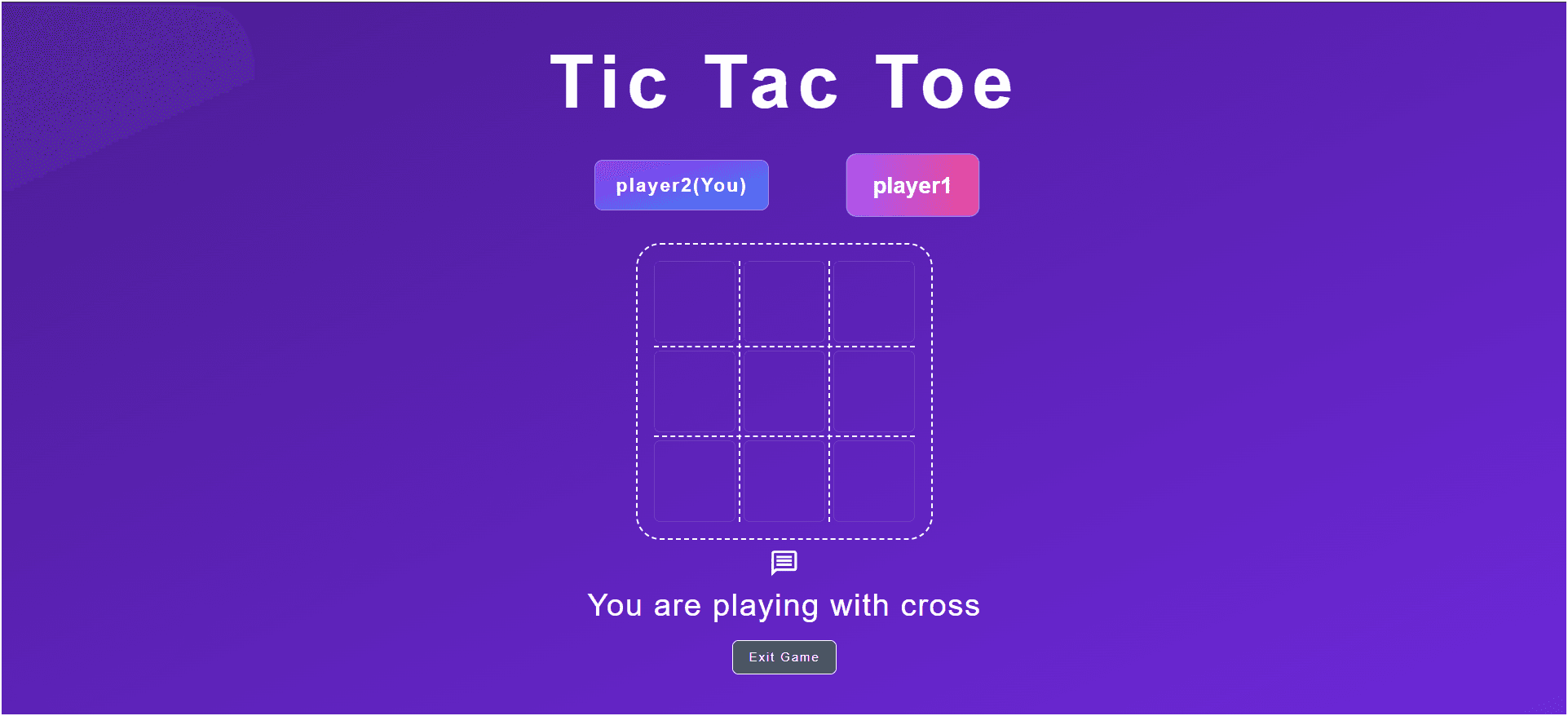 Real Time Tic-Tac-Toe game